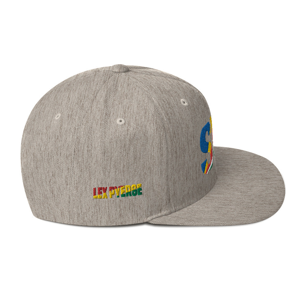 SEYCHELLES National Flag Inspired Snapback Hat