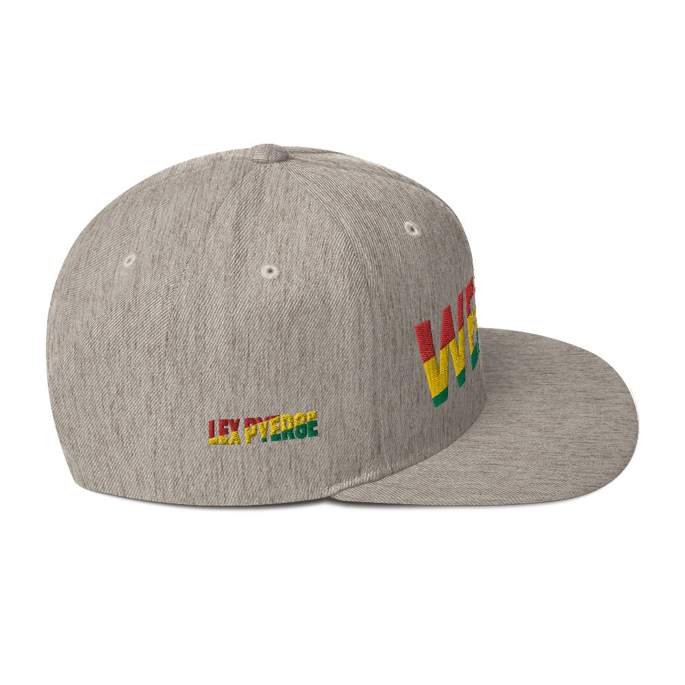 WEALTH Pan African Color Snapback Hat