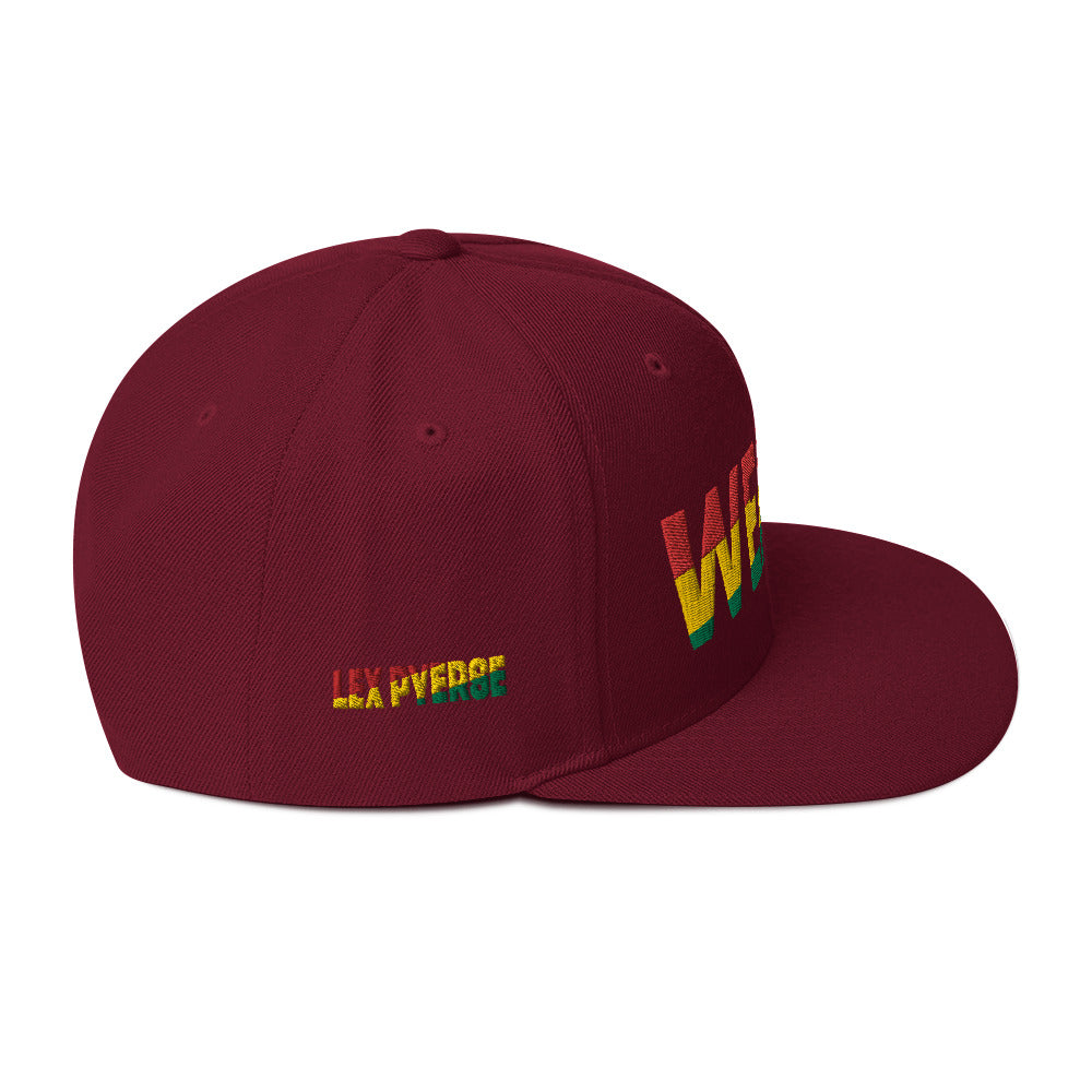 WEALTH Pan African Color Snapback Hat