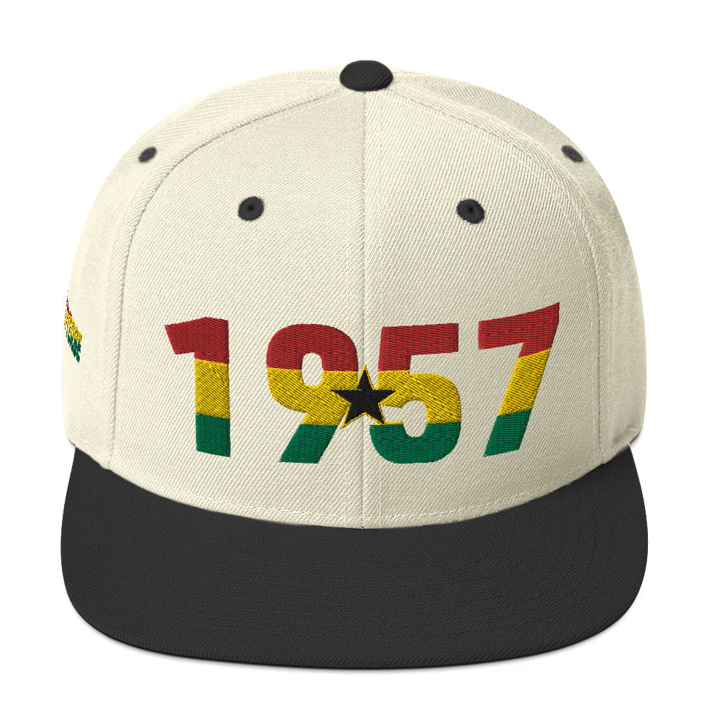 GHANA 1957 Independence Snapback Hat