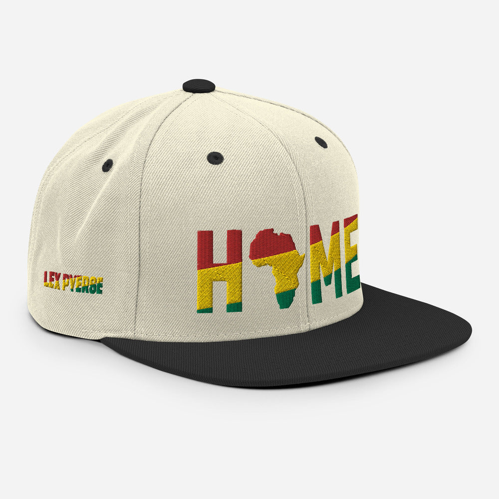 HOME Africa Silhouette Short-Sleeve Snapback Hat