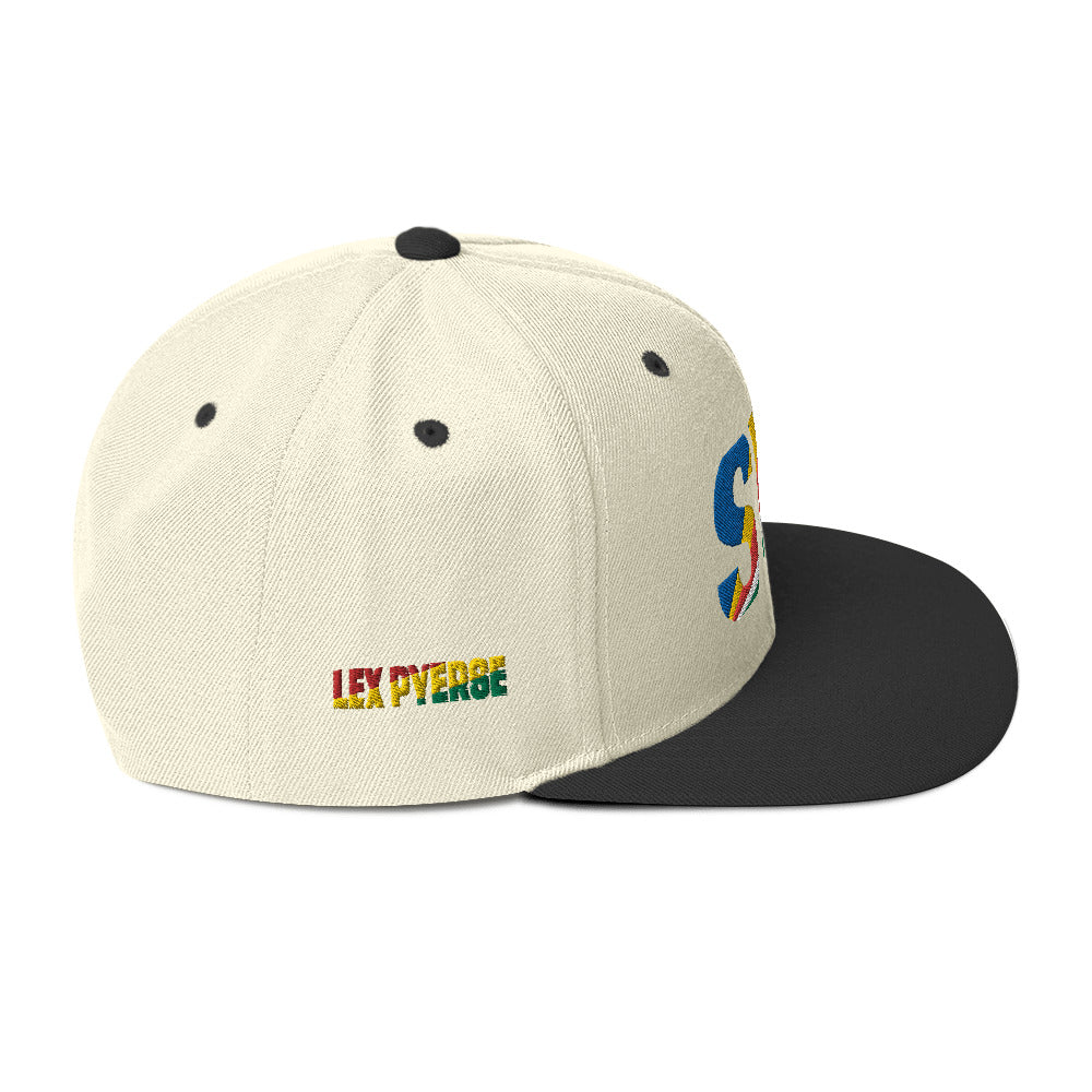 SEYCHELLES National Flag Inspired Snapback Hat