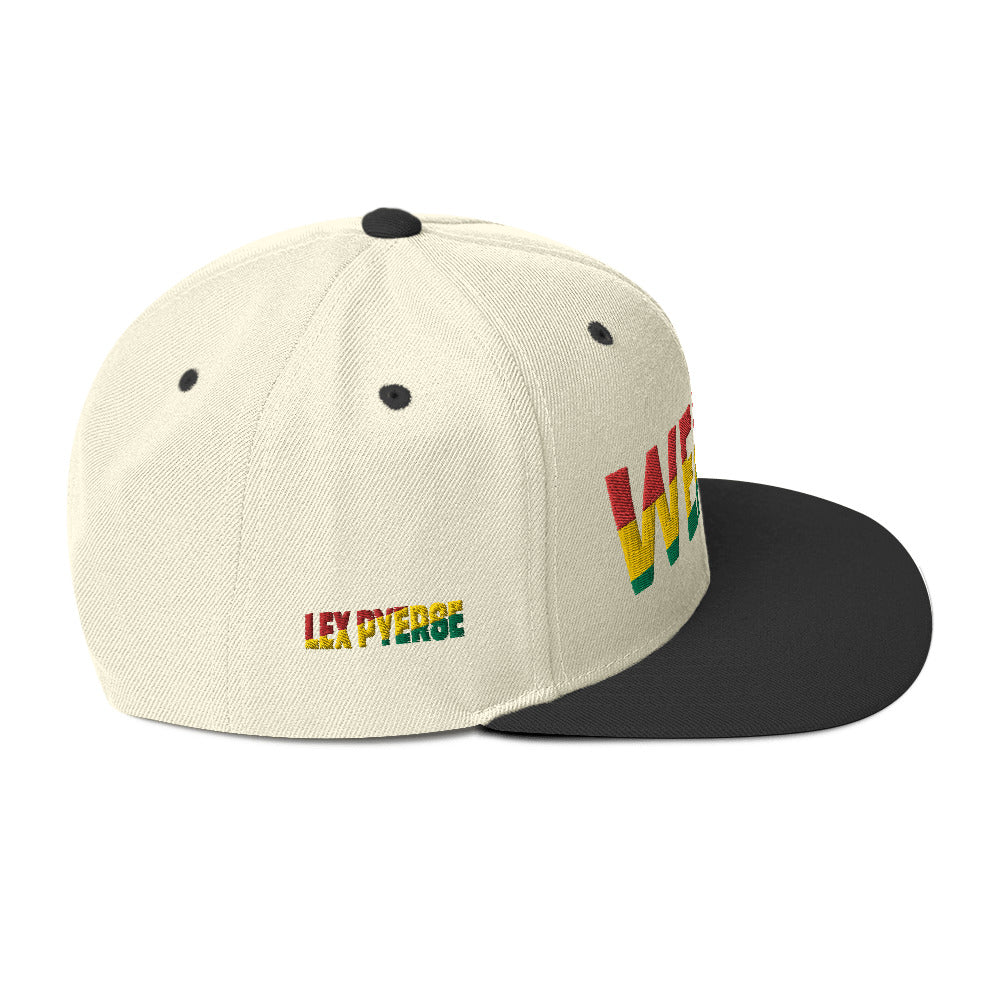 WEALTH Pan African Color Snapback Hat
