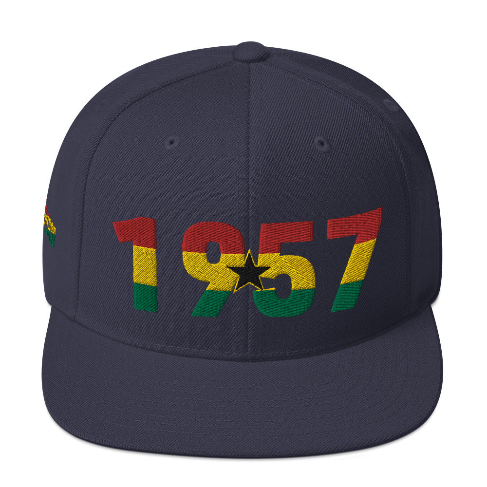 GHANA 1957 Independence Snapback Hat