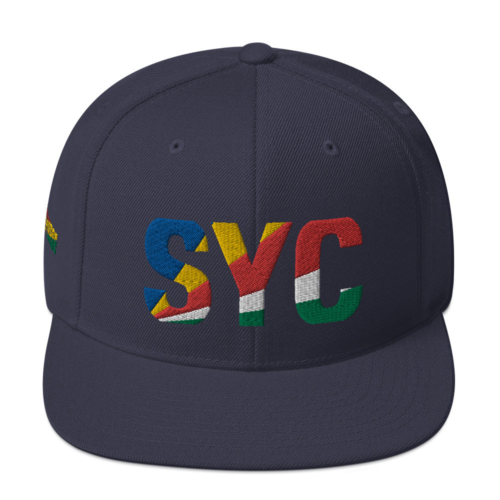 SEYCHELLES National Flag Inspired Snapback Hat