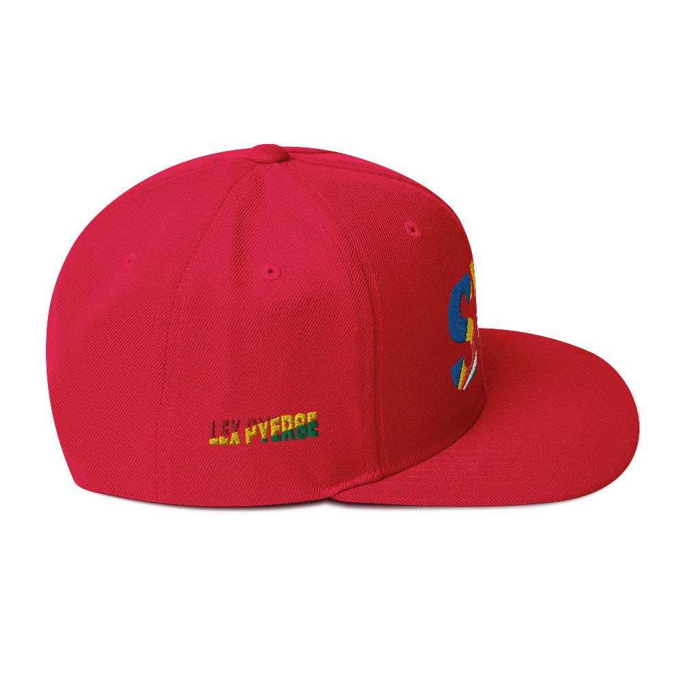 SEYCHELLES National Flag Inspired Snapback Hat