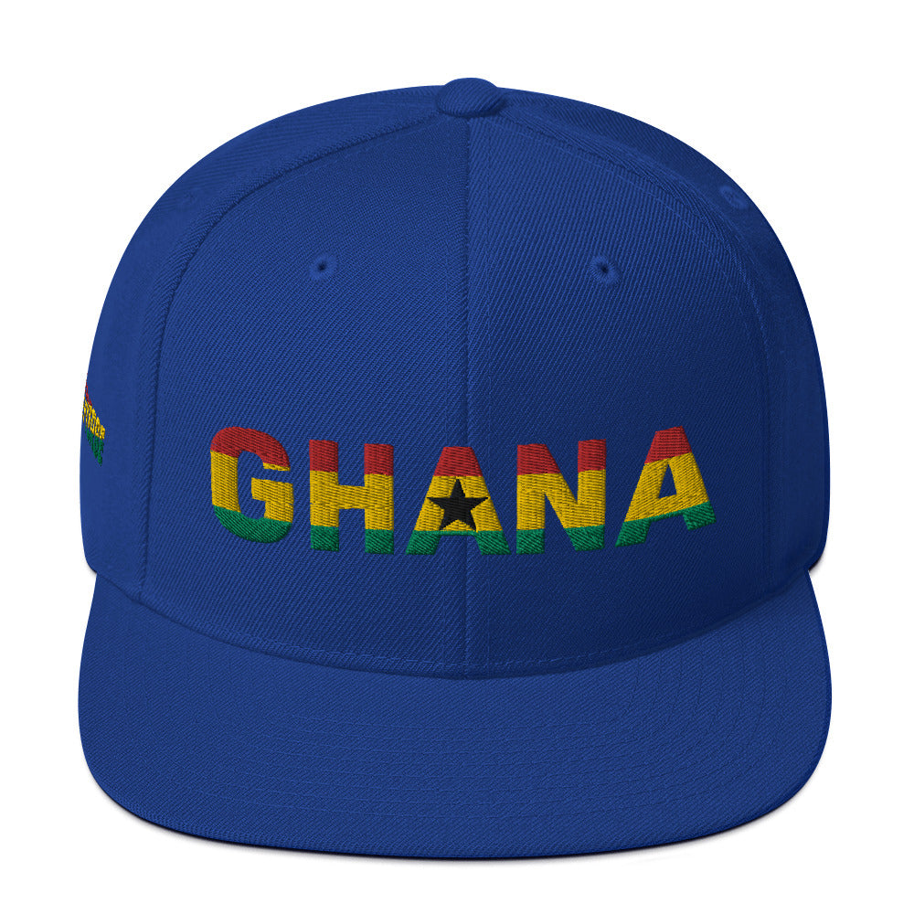 GHANA National Flag Inspired Snapback Hat