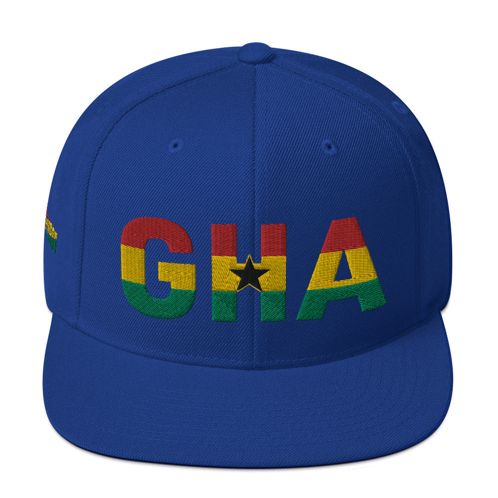 GHANA National Flag Inspired Snapback Hat