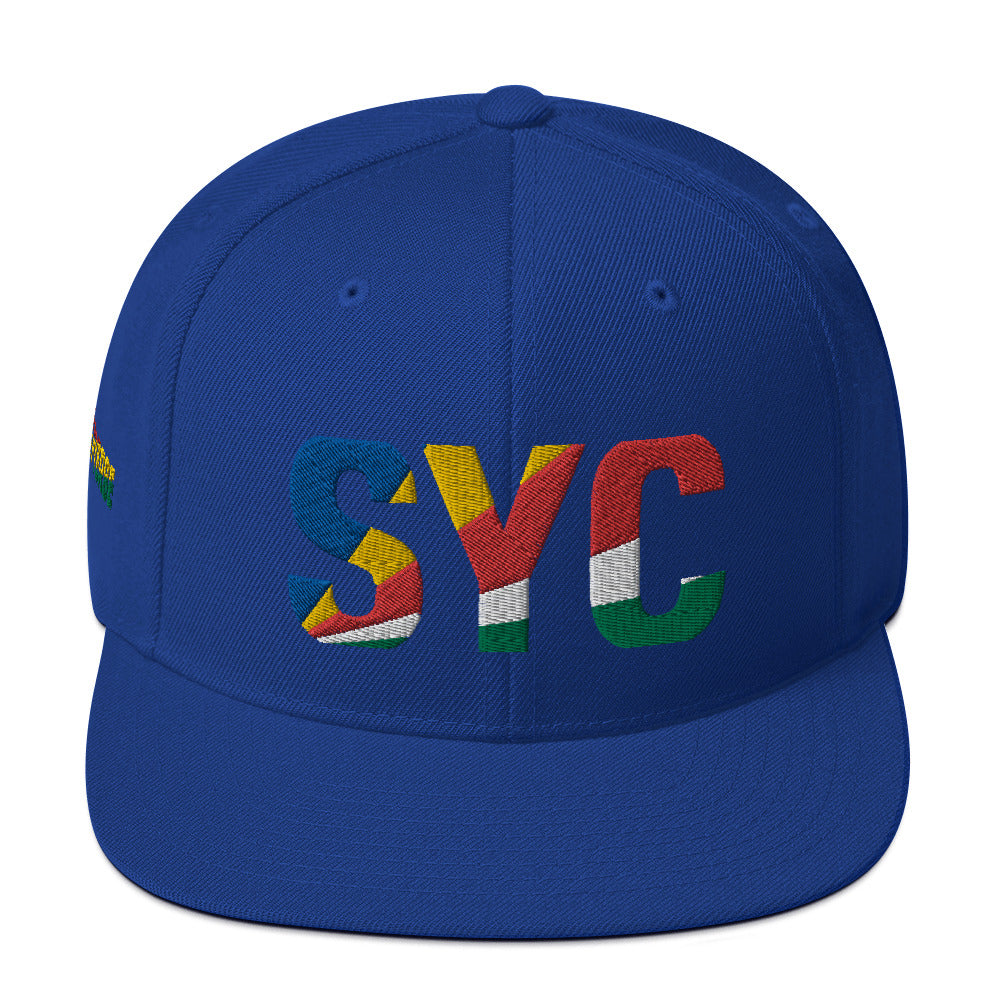 SEYCHELLES National Flag Inspired Snapback Hat