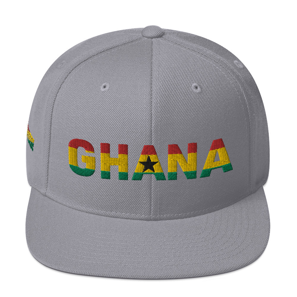 GHANA National Flag Inspired Snapback Hat