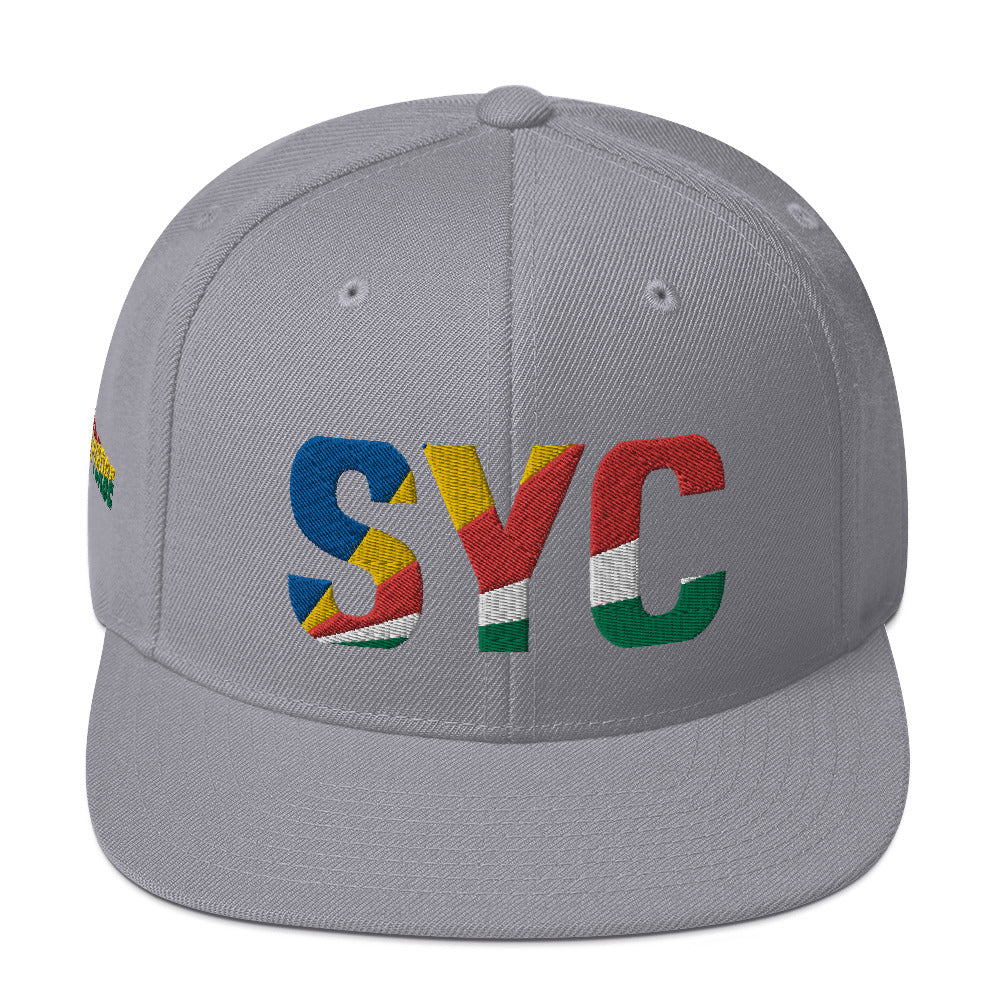 SEYCHELLES National Flag Inspired Snapback Hat
