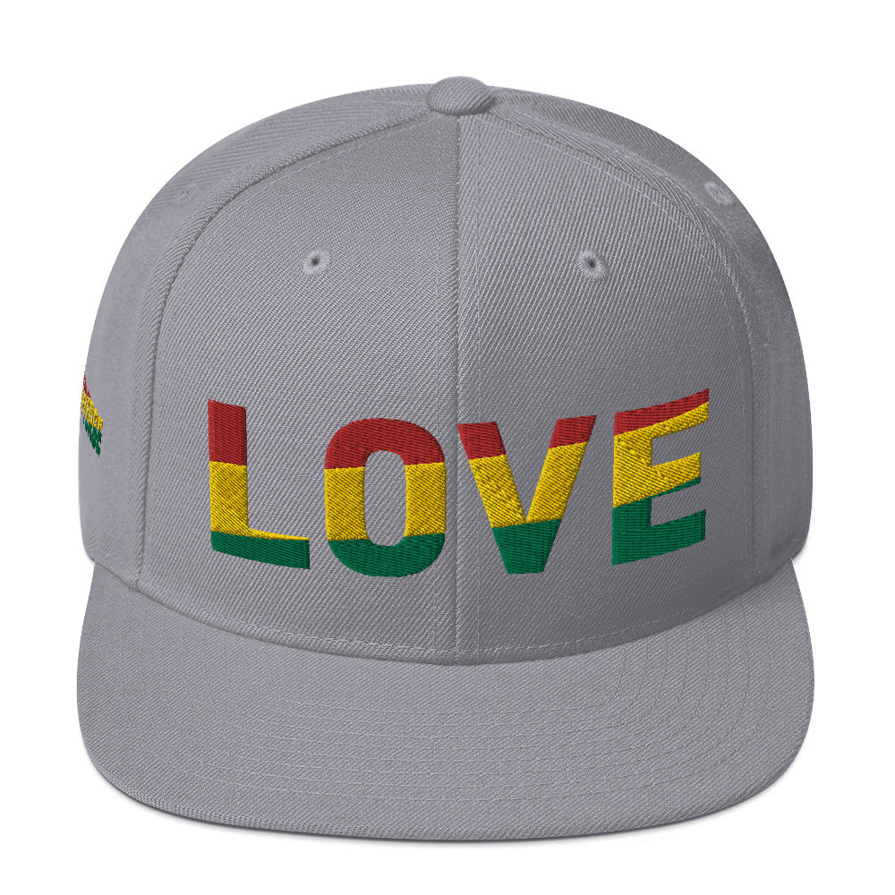 LOVE Pan-African Color Snapback Hat