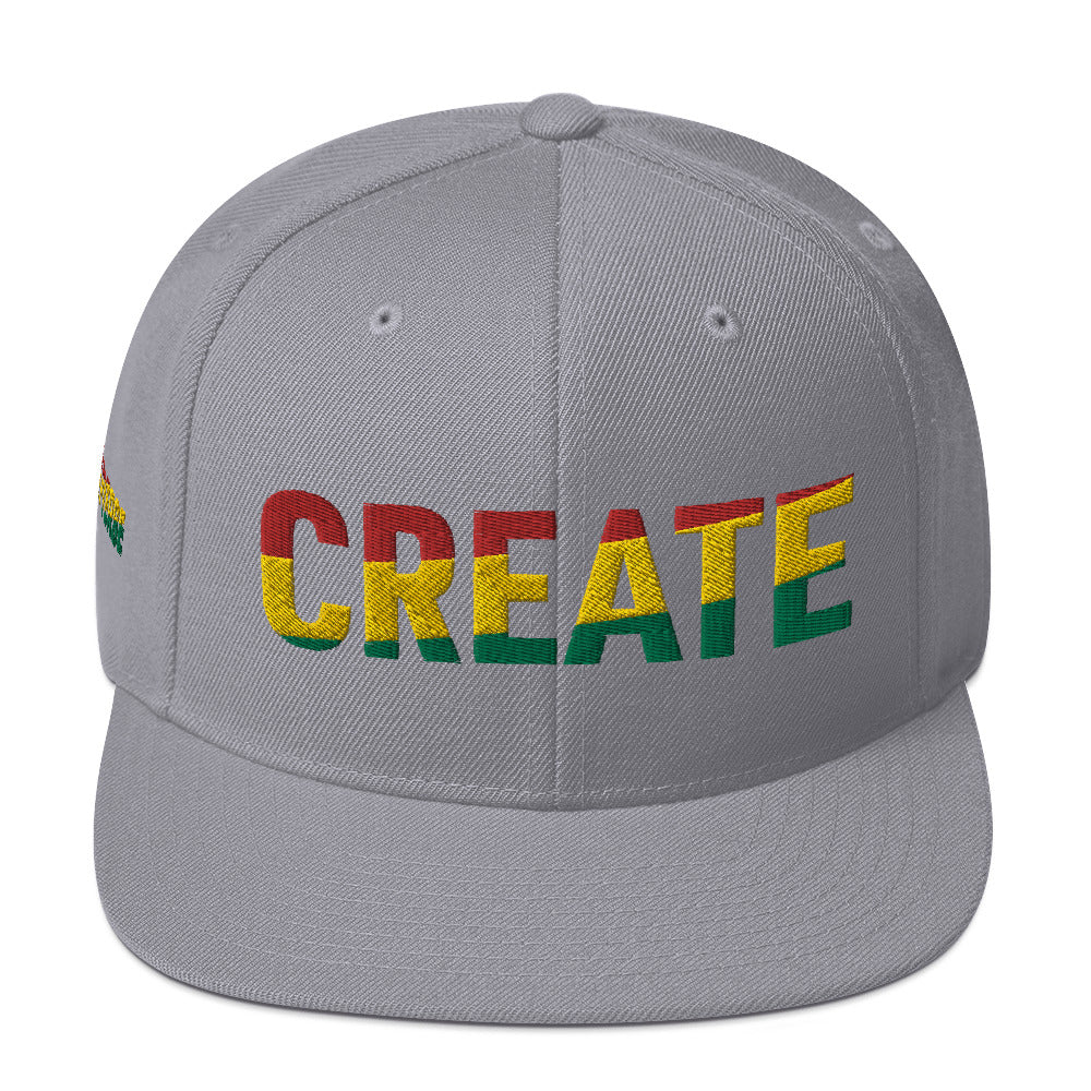 CREATE Pan African Color Snapback Hat