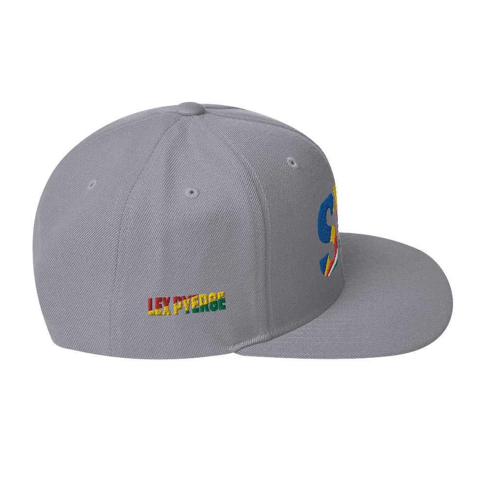 SEYCHELLES National Flag Inspired Snapback Hat