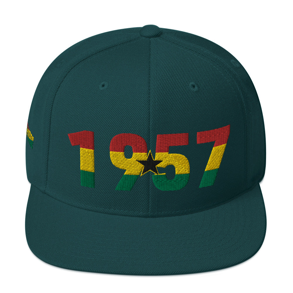 GHANA 1957 Independence Snapback Hat