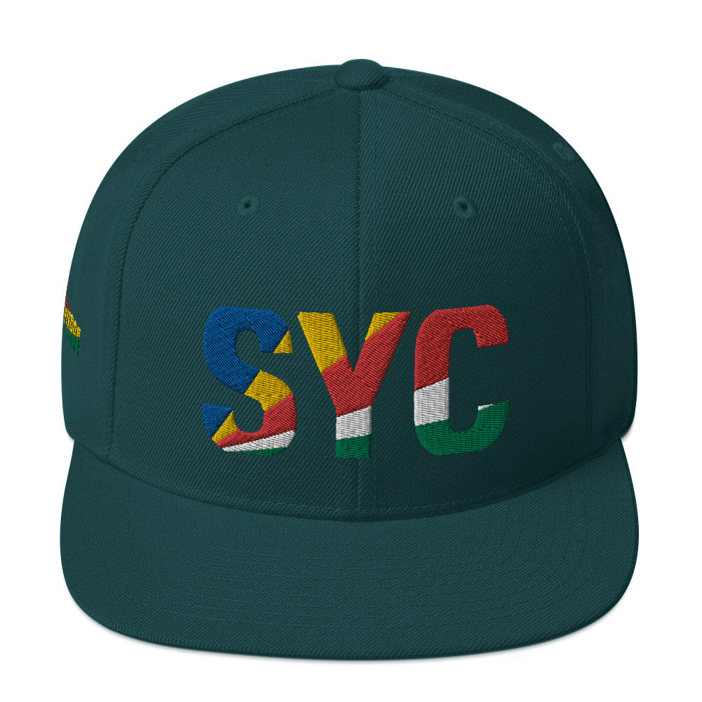 SEYCHELLES National Flag Inspired Snapback Hat