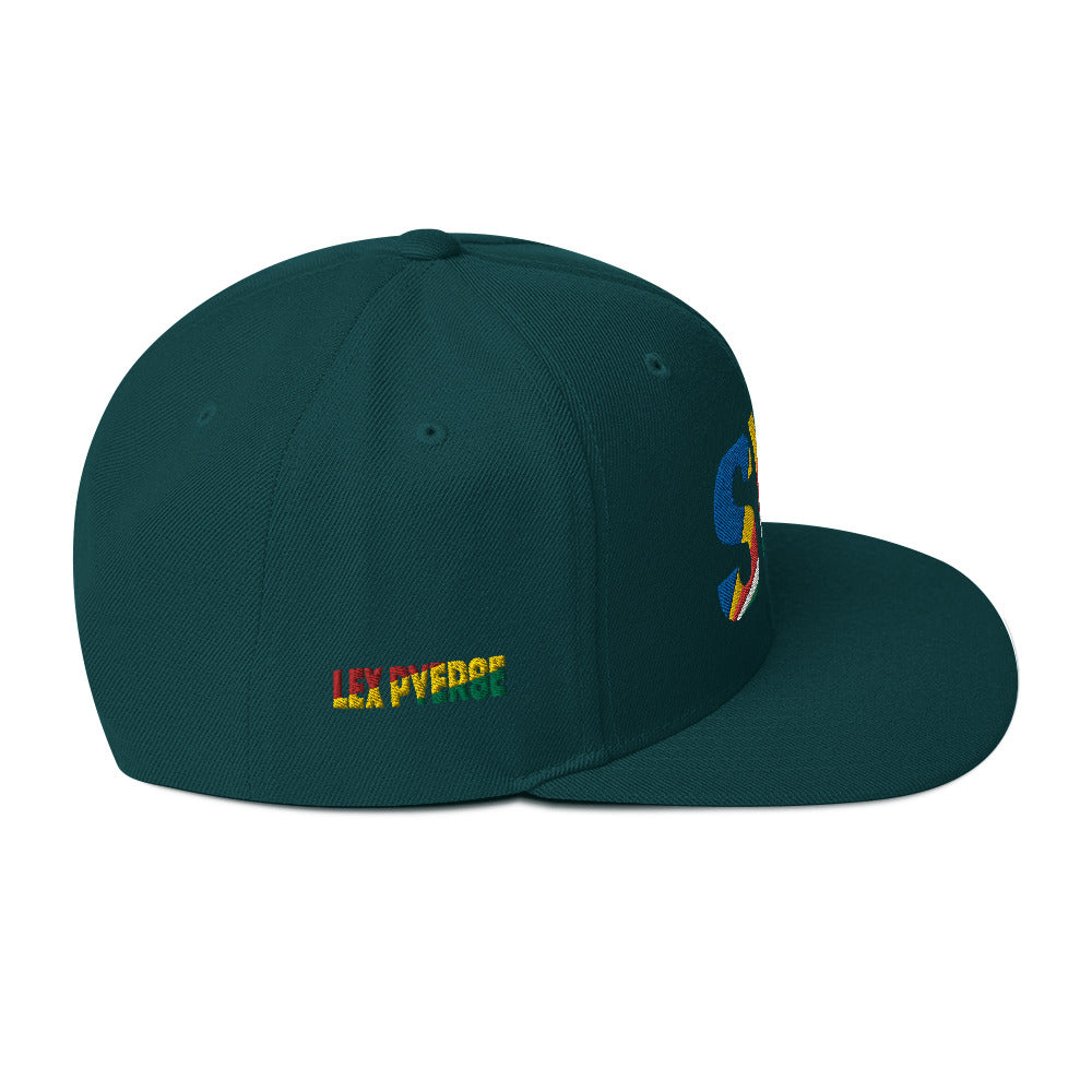 SEYCHELLES National Flag Inspired Snapback Hat