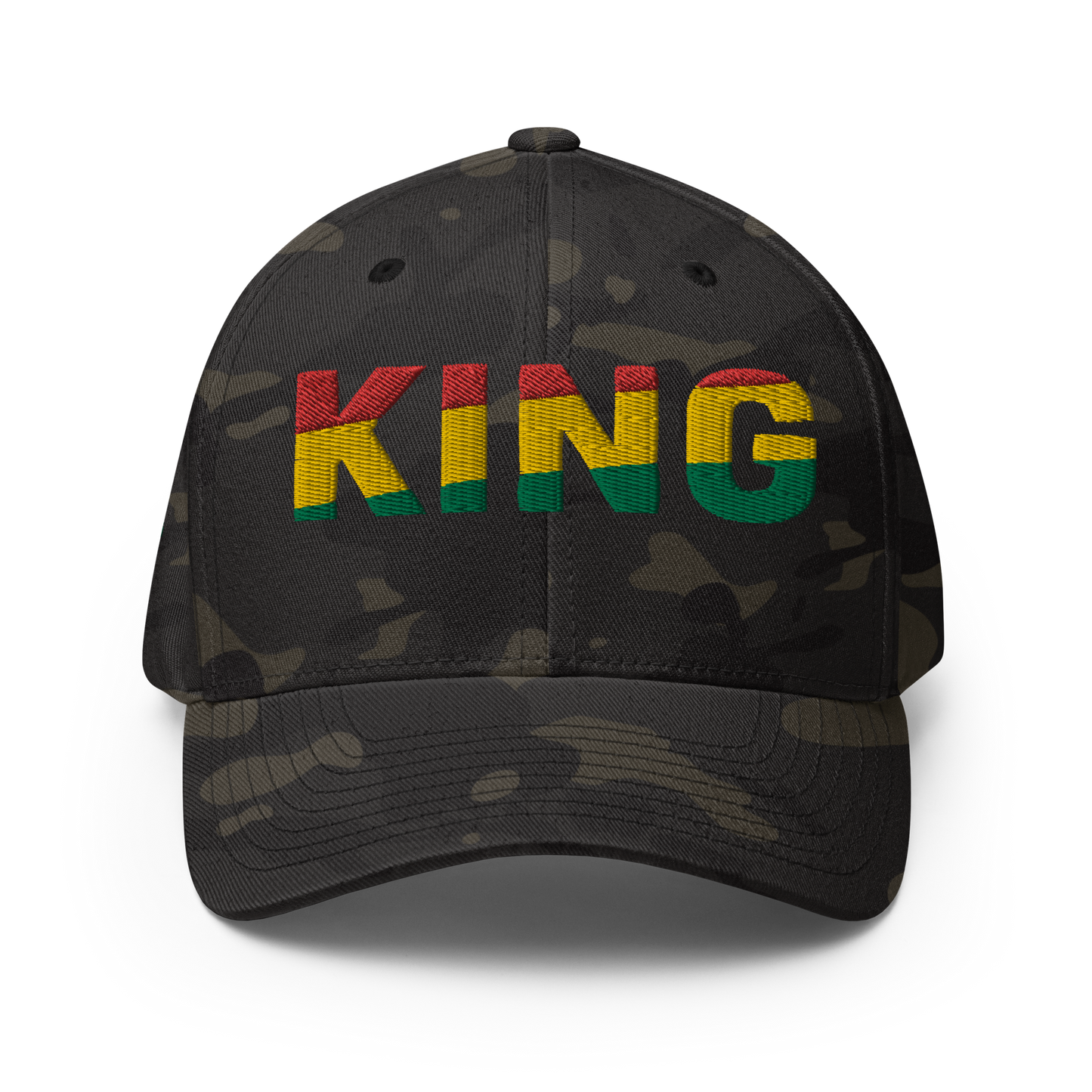 KING Pan African Colored Fitted Structured Twill Cap