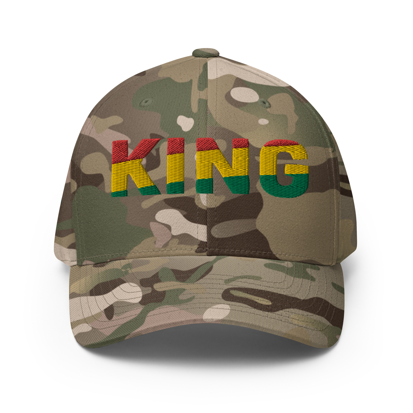 KING Pan African Colored Fitted Structured Twill Cap