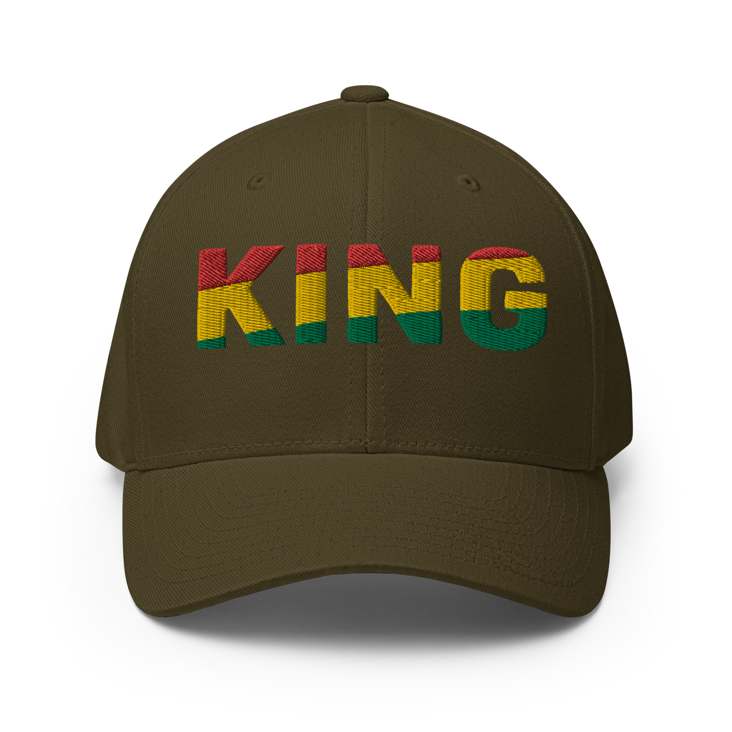 KING Pan African Colored Fitted Structured Twill Cap