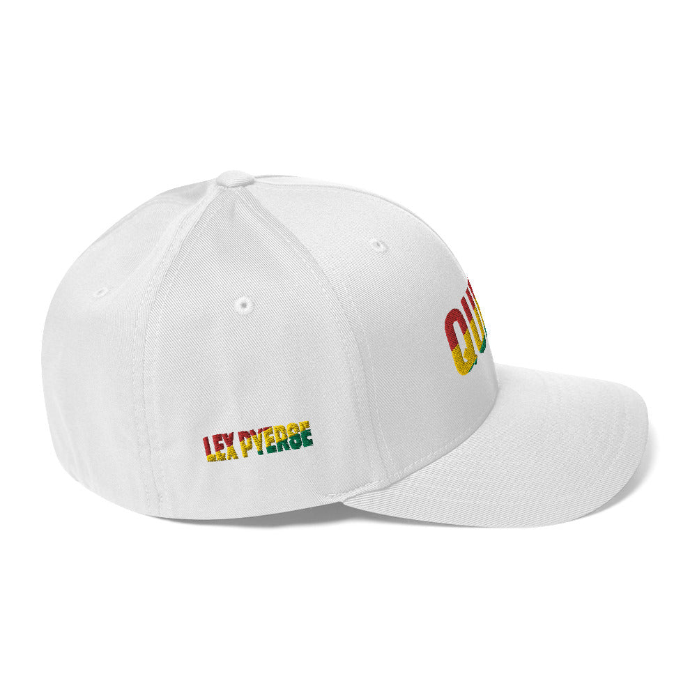 QUEEN Pan African Inspired Fitted Structured Twill Cap