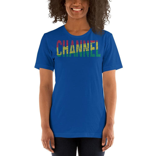 "CHANNEL" Pan-African Colored Short-Sleeve Unisex T-Shirt