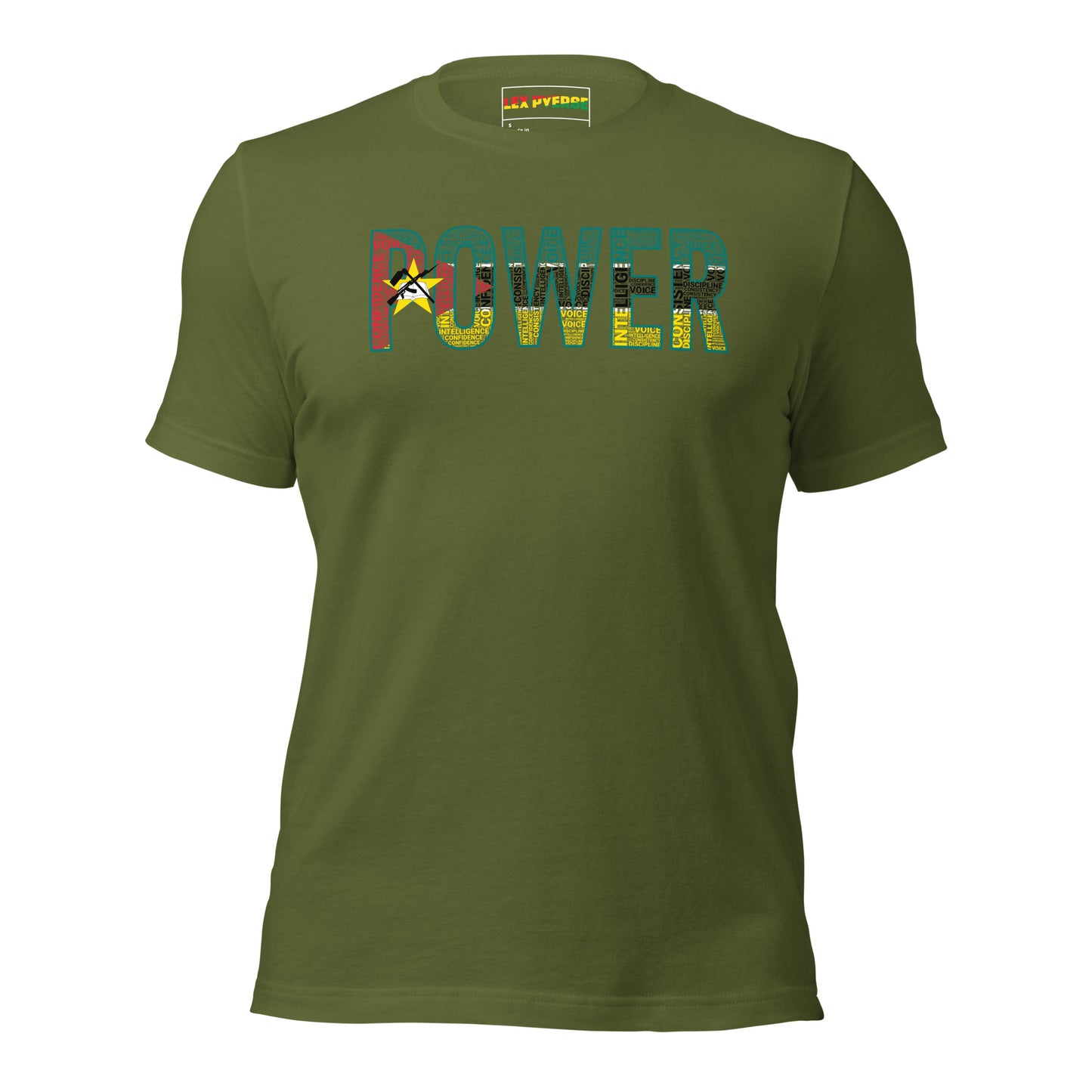 POWER Mozambique Inspired Unisex t-shirt