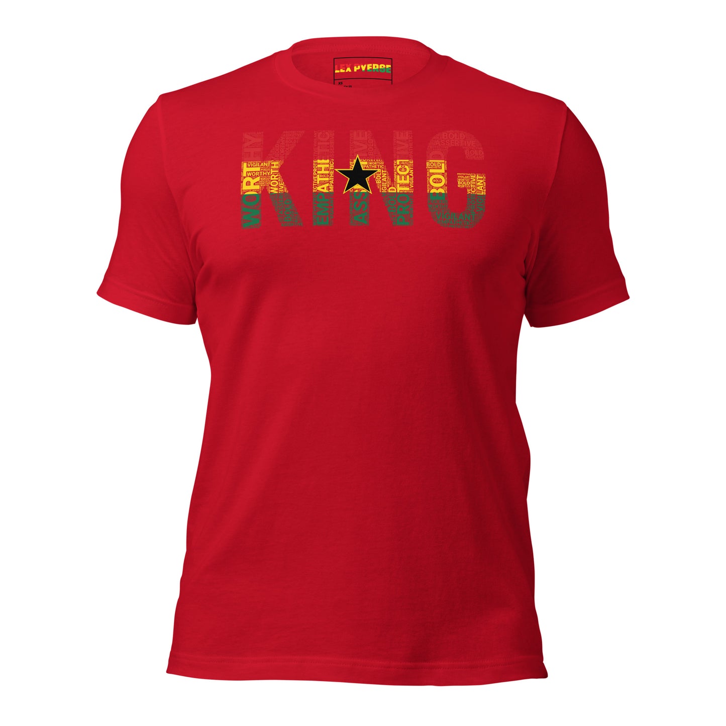 KING Ghana Inspired Unisex t-shirt