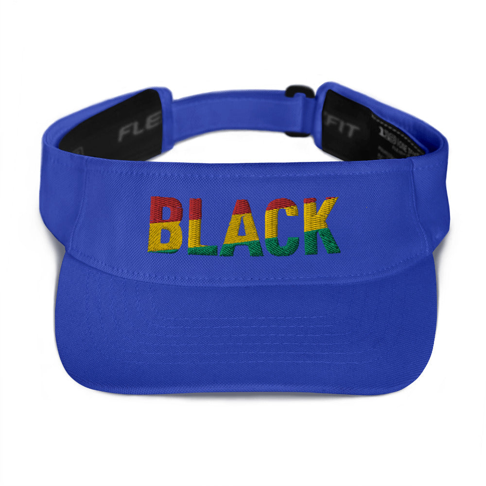 BLACK Pan African inspired Visor