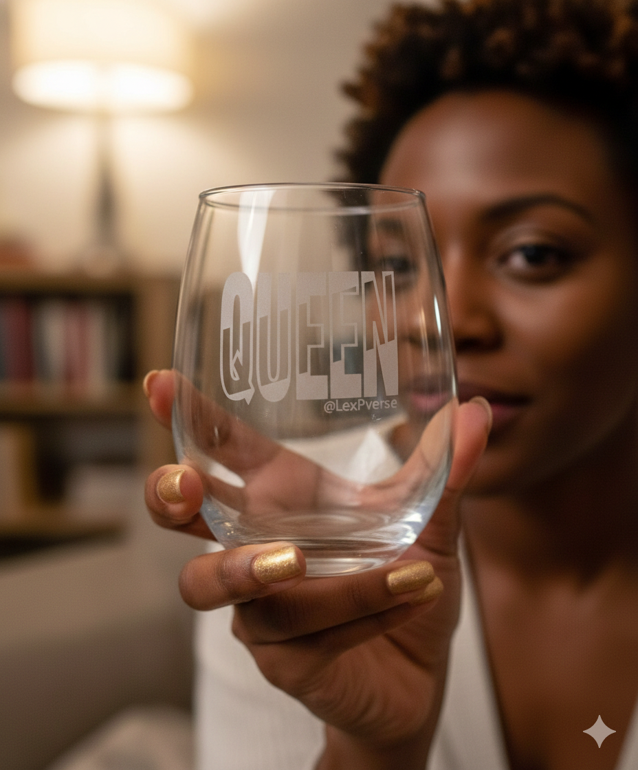 QUEEN Wine Glass