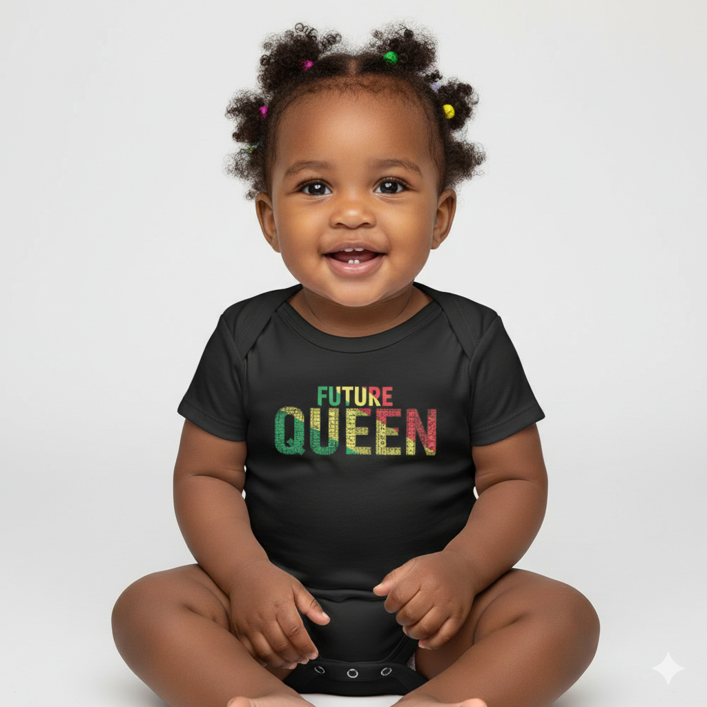 FUTURE QUEEN Baby Short Sleeve One Piece