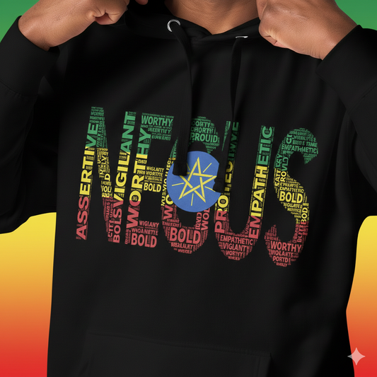 Ethiopia Negus (King) Unisex Hoodie
