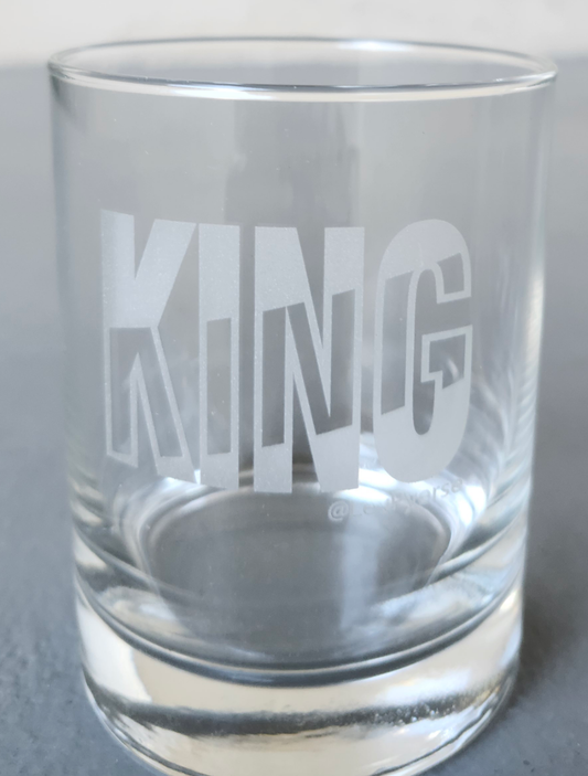 KING Whiskey Glass