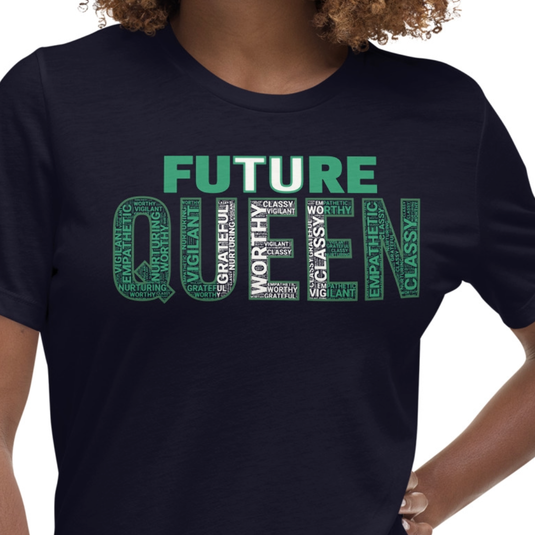 FUTURE QUEEN Nigerian Inspired Women's Relaxed T-Shirt