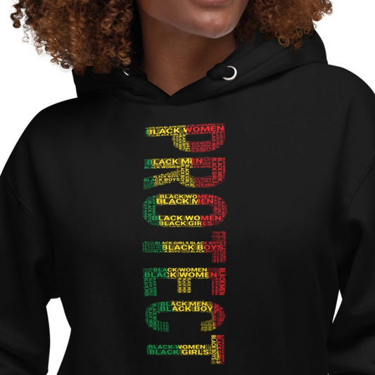 PROTECT (Vertical) Word Cluster Unisex Hoodie