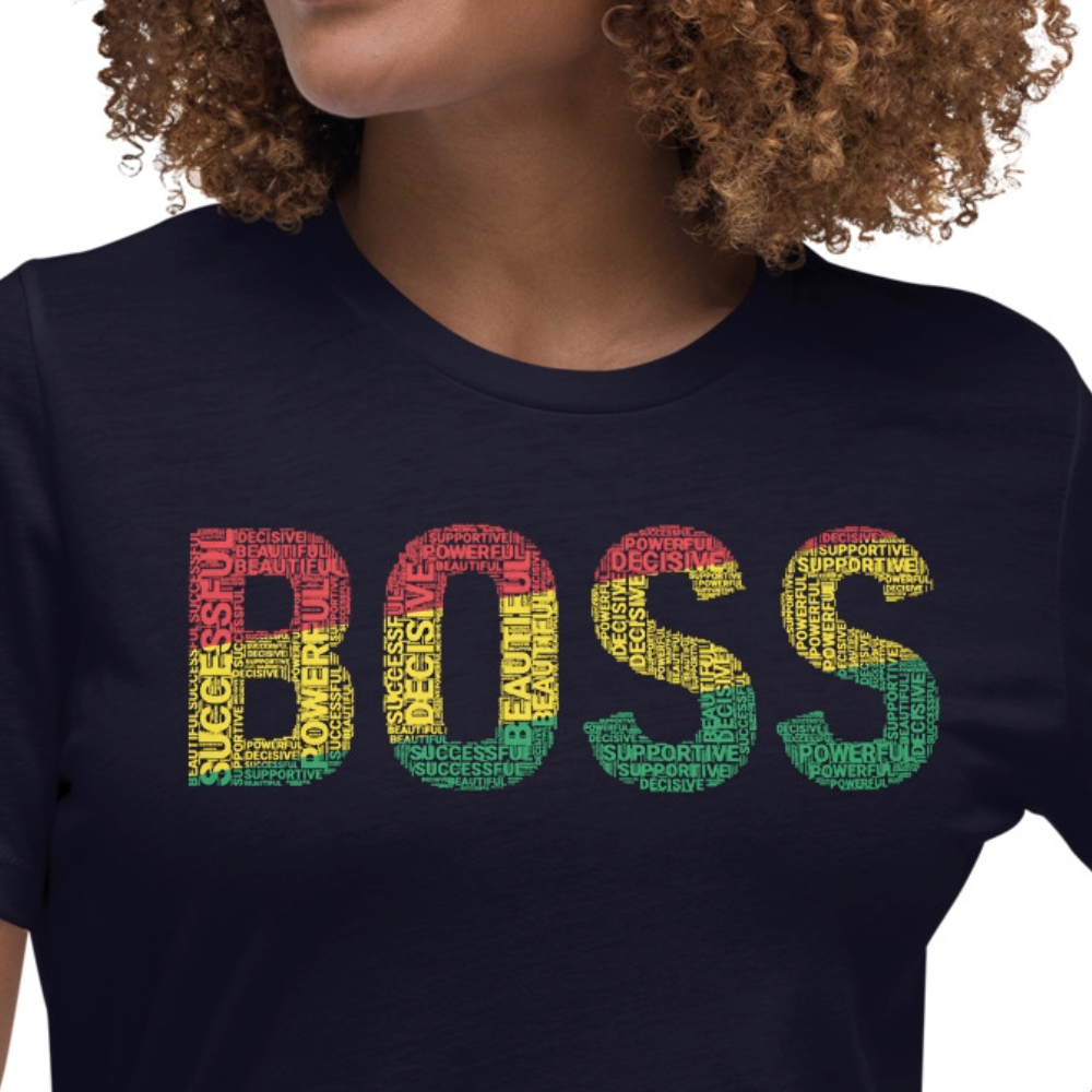 BOSS Pan African Inspired Women's Relaxed T-Shirt