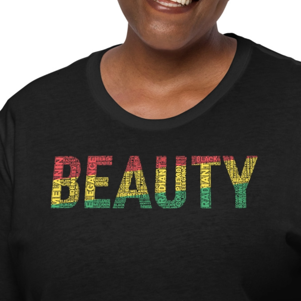 BEAUTY Pan African Inspired Short-Sleeve Unisex T-Shirt