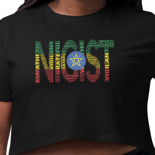 Ethiopia Nigist (Queen) Women’s Crop Top