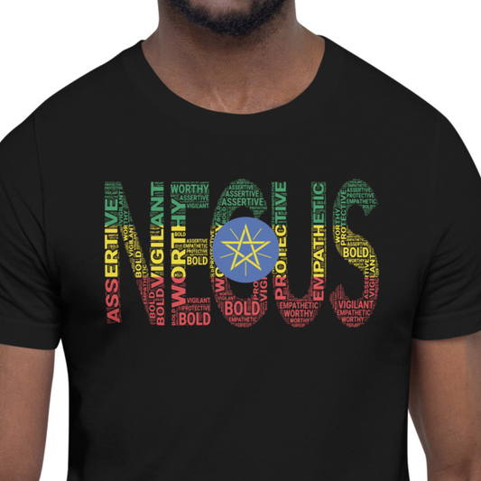 ETHIOPIA NEGUS (KING) Word Cluster Unisex T-Shirt