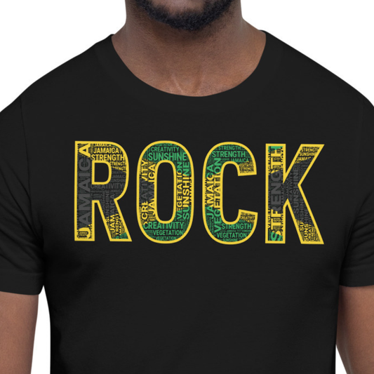ROCK Jamaican Inspired Unisex T-Shirt