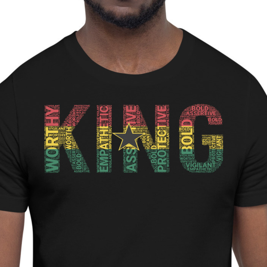 KING  Ghana Inspired Unisex T-Shirt