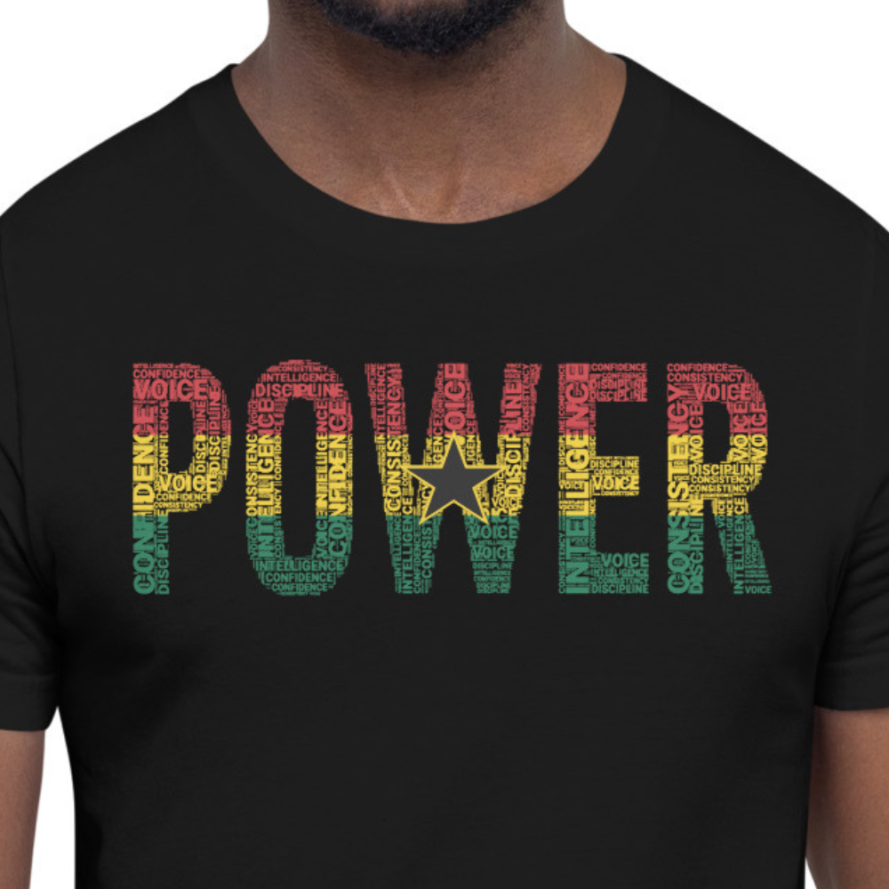 POWER Ghana Inspired Unisex T-Shirt