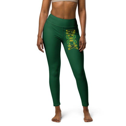 ROCK Jamaica Inspired Word Cluster Yoga Leggings