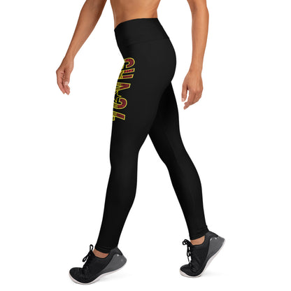 FLOW GHA 24 Word Cluster Yoga Leggings