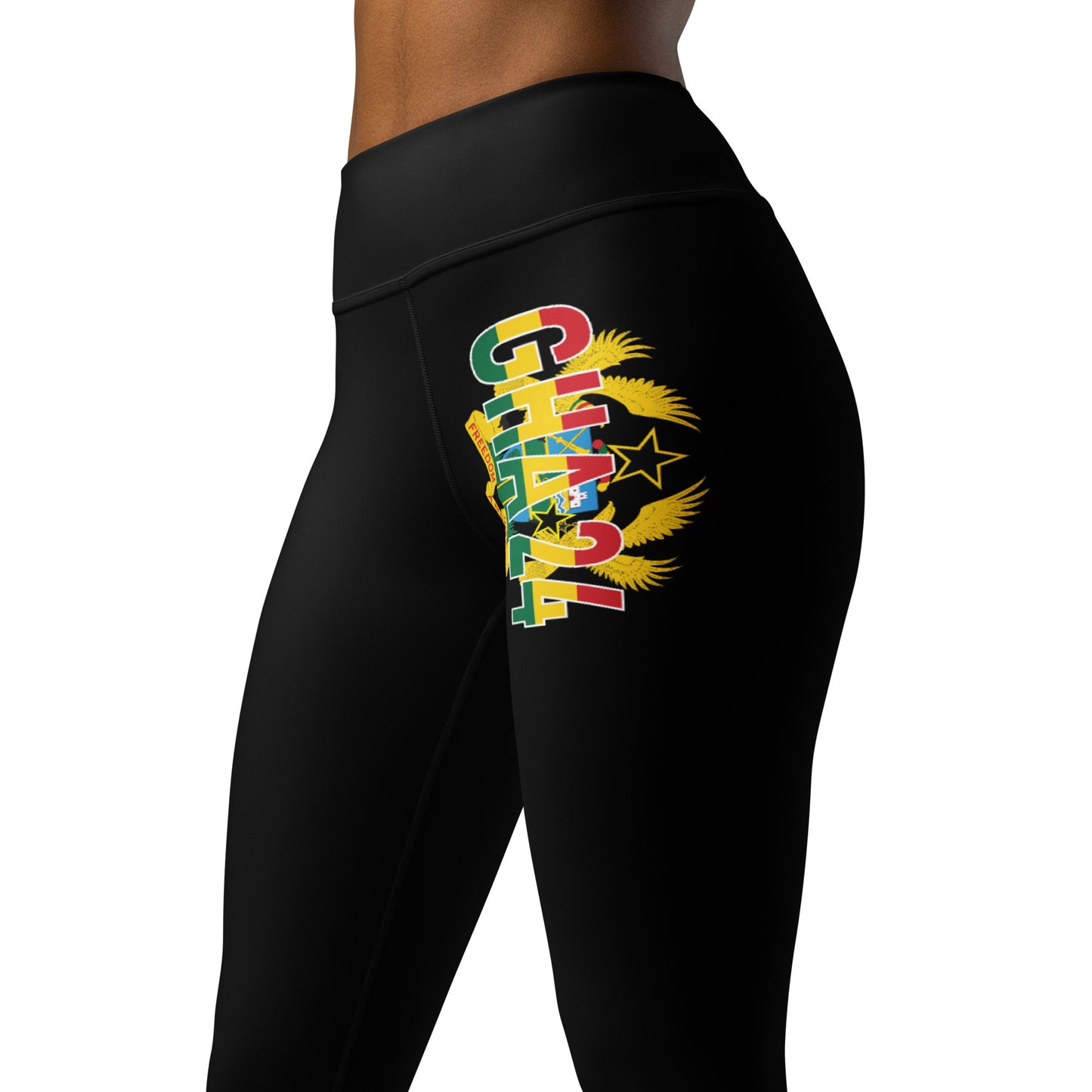 FLOW GHA 24 VERTICAL LOGO Yoga Leggings