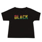"BLACK" Word Cluster Baby Jersey Short Sleeve Tee