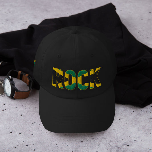 ROCK Jamaican Flag Inspired Dad hat