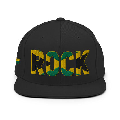 ROCK Jamaican Flag Inspired Snapback Hat