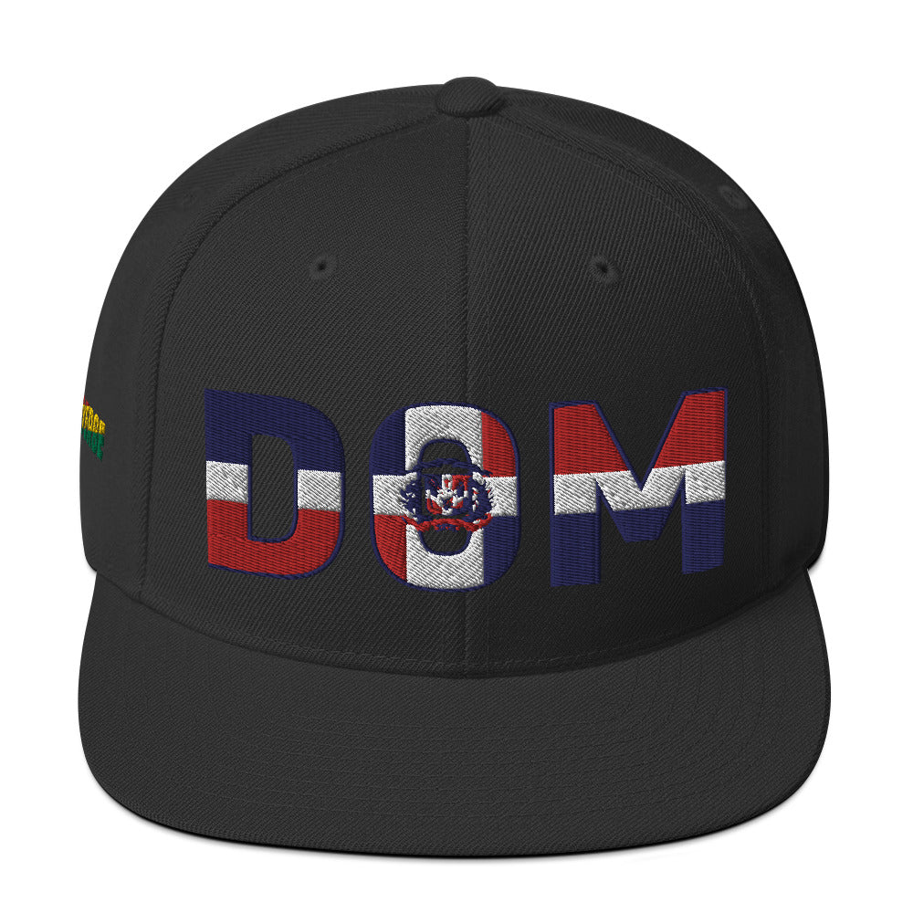 DOMINICAN REPUBLIC National Flag Inspired Snapback Hat