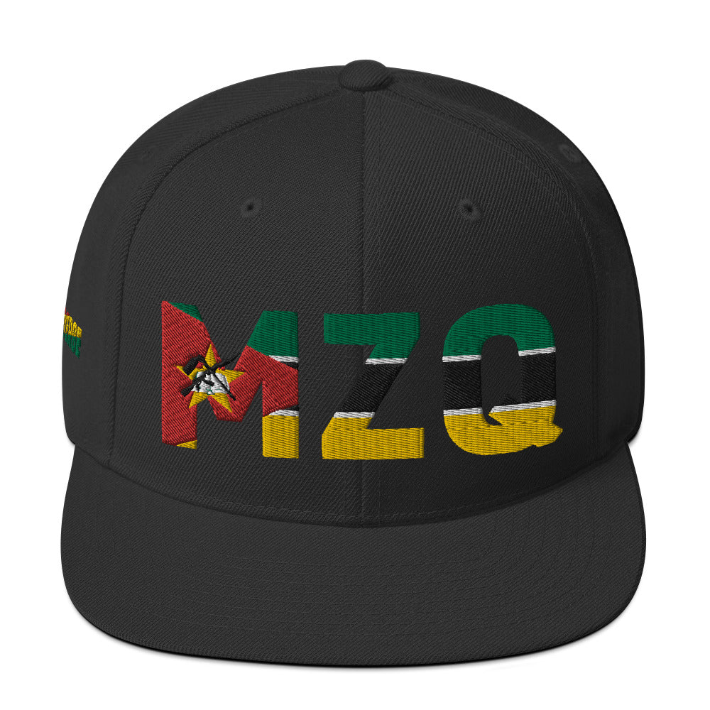 Mozambique Modern National Flag Inspired Snapback Hat